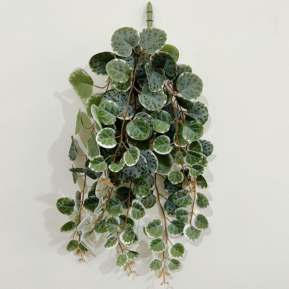 Rattan Plant Basket - 인공 식물 덩굴 가짜 행잉 유칼립투스