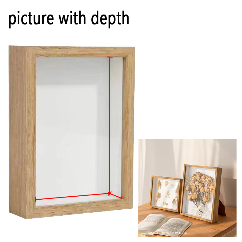 Bamboo Photo Frame - 3D 나무 사진 액자 깊이 3cm