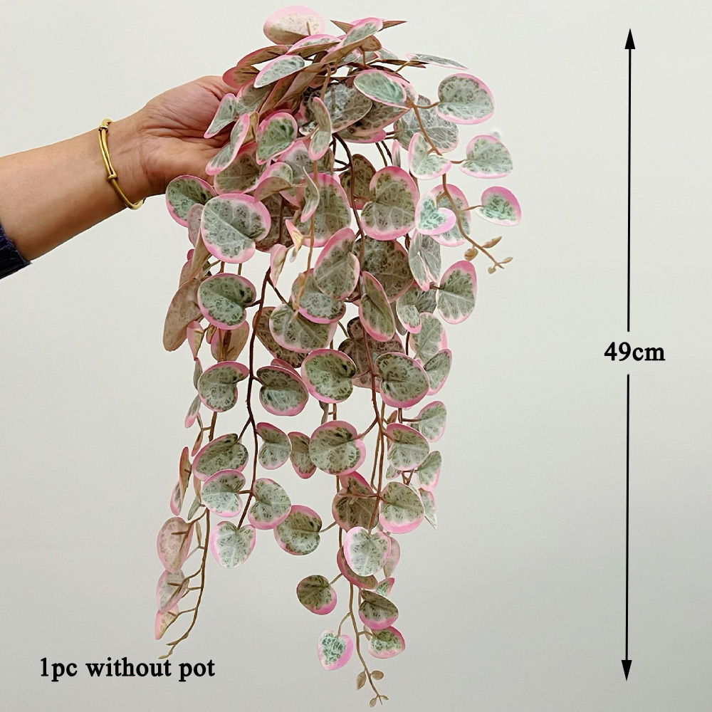 인공 식물 덩굴 가짜 행잉 유칼립투스 잎 플라스틱 단풍 - Rattan Plant Basket 리뷰 및 가격