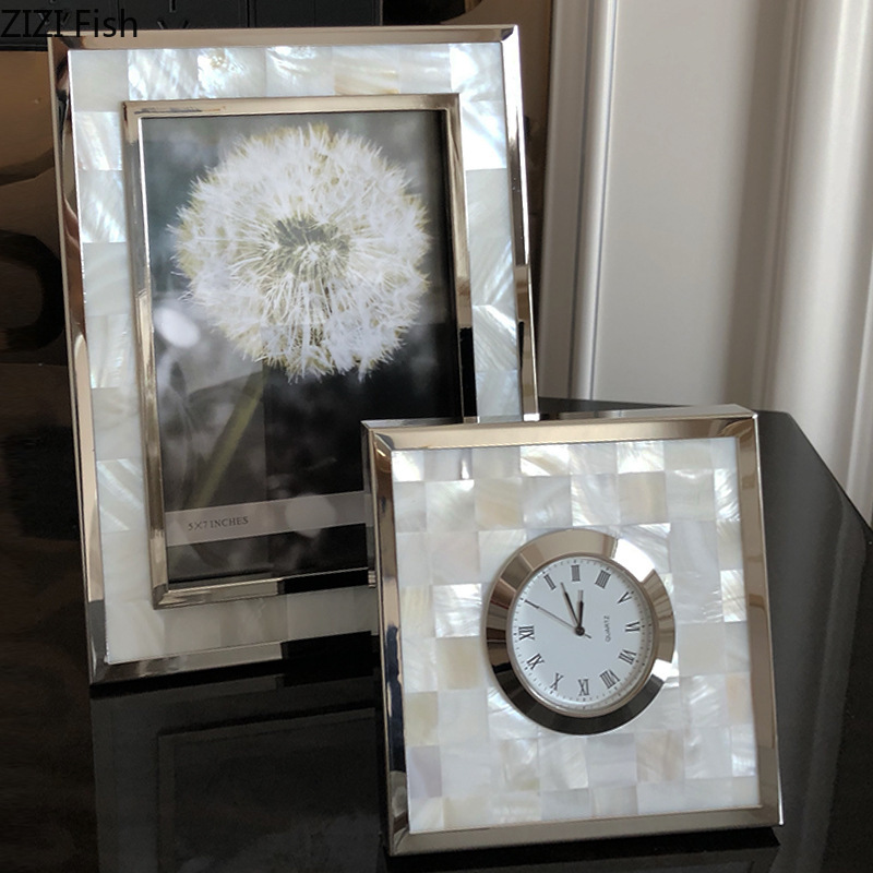 유럽 쉘 장식 합금 사진 프레임 피규어, 초상화 액자  - Bamboo Photo Frame 리뷰 및 가격