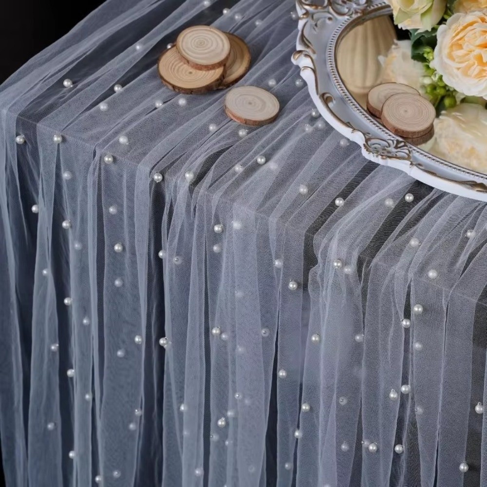 꿈꾸는 듯한 고급스러운 웨딩 테이블 러너, 반투명 멀티 - Linen Table Runner 리뷰 및 가격
