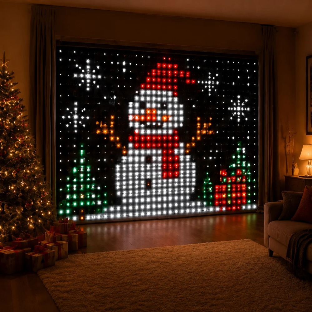 LED 픽셀 커튼 조명 블루투스 앱 제어 RGB 스마트 - Home Decor Free App 리뷰 및 가격