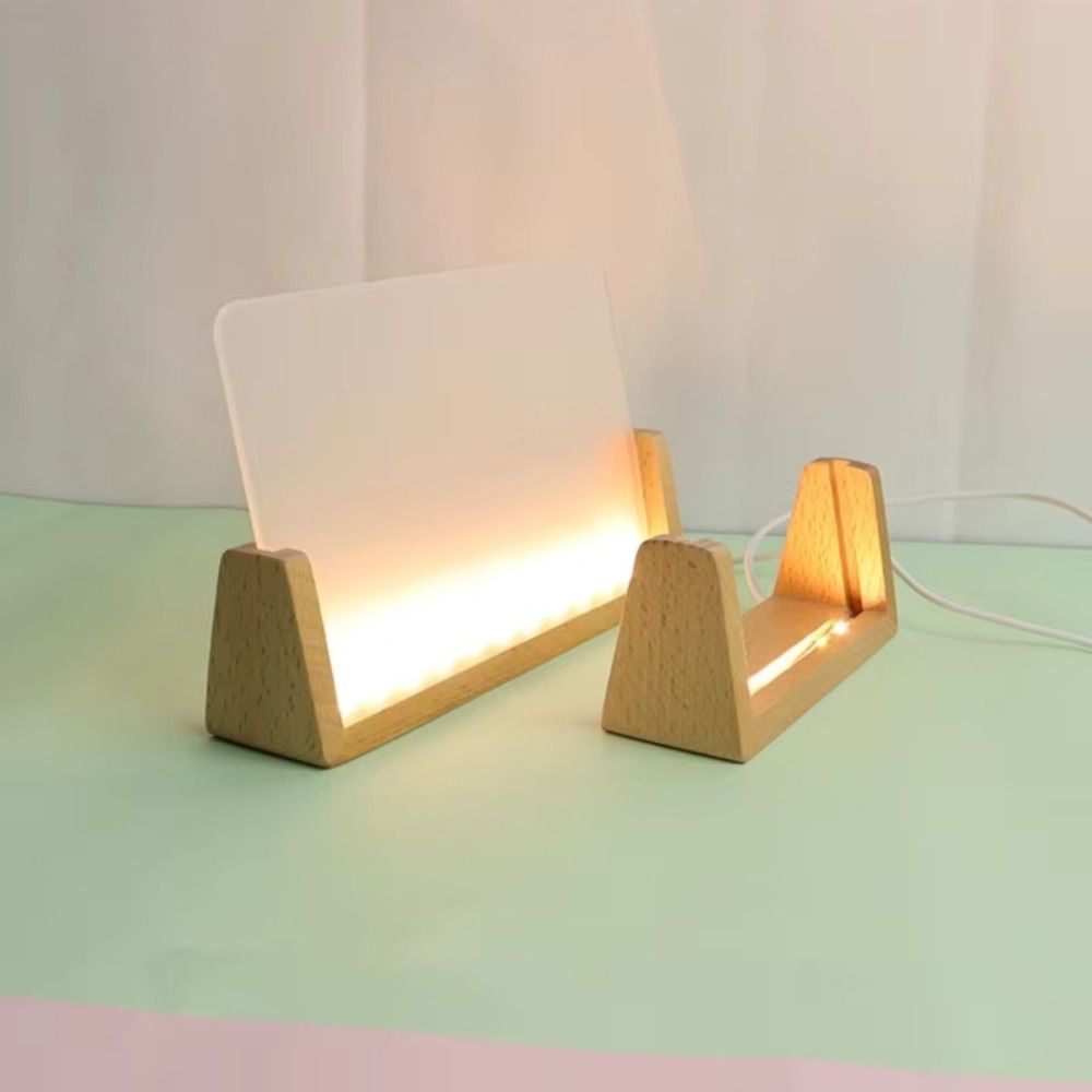 따뜻한 조명 나무 조명 받침대 미끄럼 방지 USB 플러 - Bamboo Photo Frame 리뷰 및 가격
