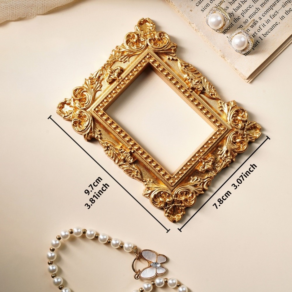 빈티지 골드 DIY 섀도우 박스 프레임 DIY 3D 메 - Bamboo Photo Frame 리뷰 및 가격