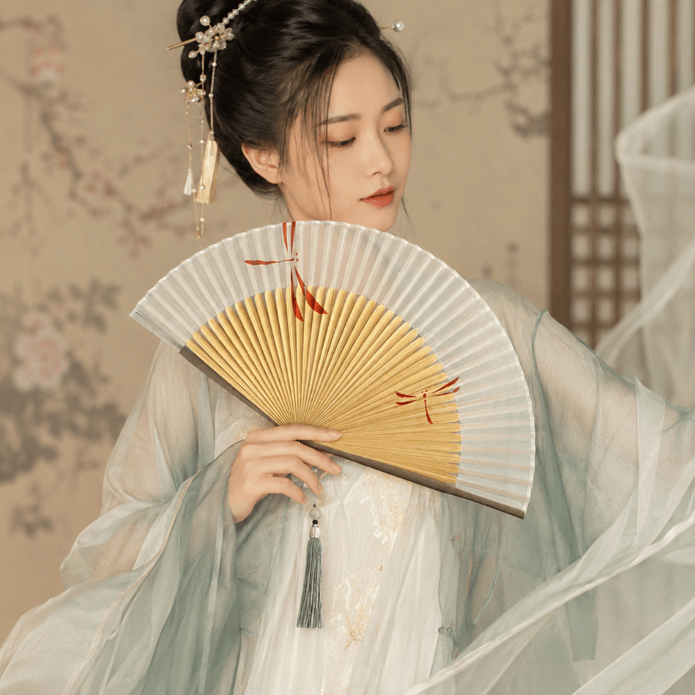 중국식 접이식 손부채, 태슬 장식 수공예, 레트로 휴대 - Bamboo Photo Frame 리뷰 및 가격