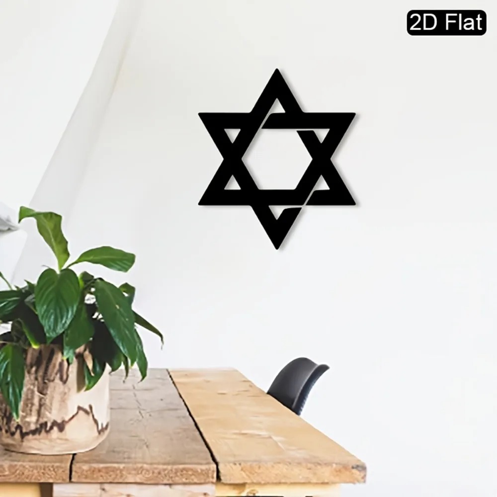 CIFBUY 철제 벽 장식 다윗의 별 금속 조각품 벽걸 - Home Decor Theme 리뷰 및 가격