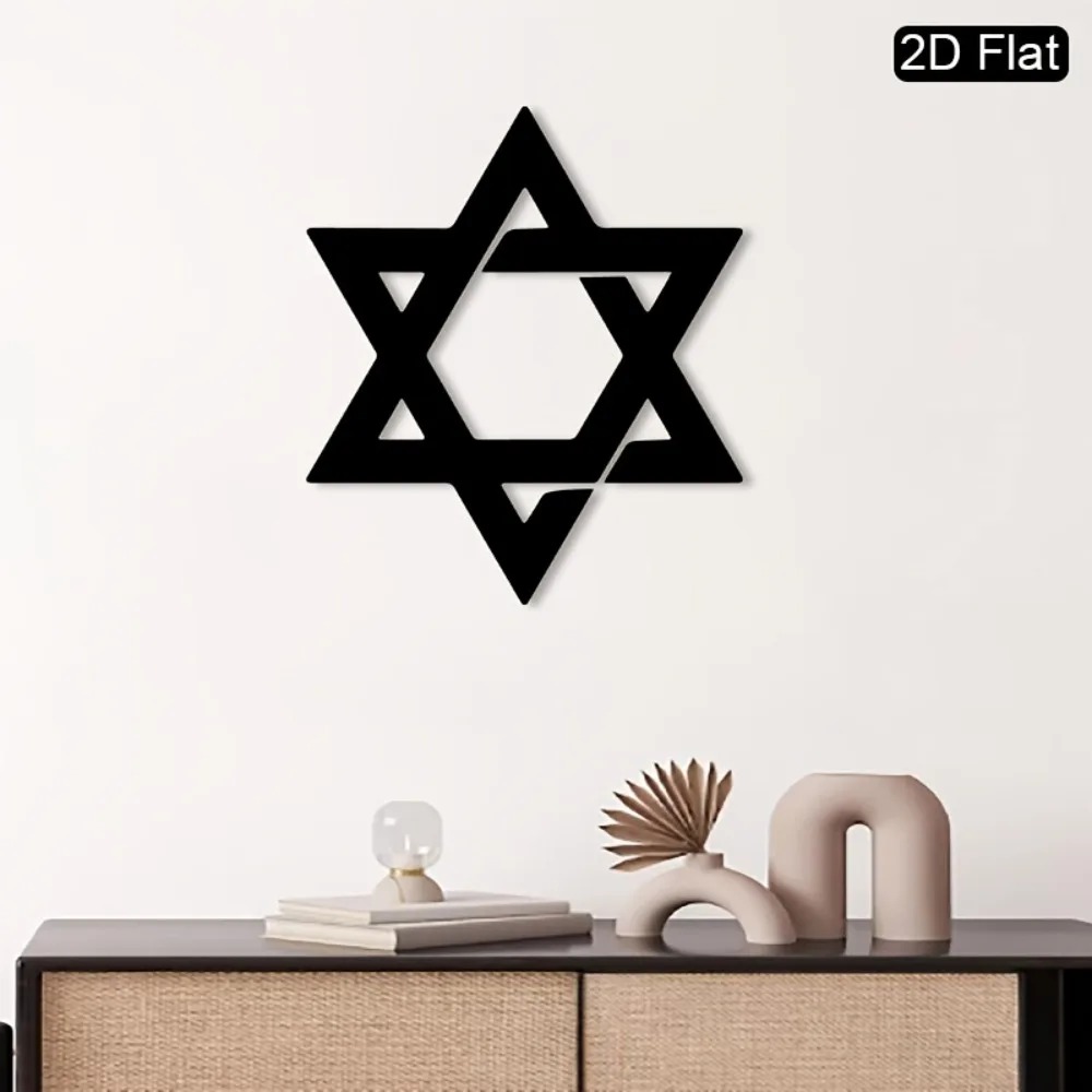 CIFBUY 철제 벽 장식 다윗의 별 금속 조각품 벽걸 - Home Decor Theme 리뷰 및 가격