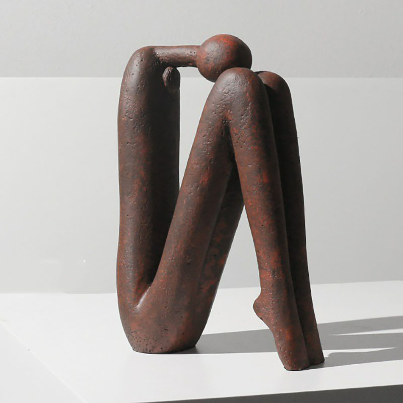 한국 추상 미술 피규어 조각상 장식, 거실 책꽂이 장식 - Home Decor Za 리뷰 및 가격