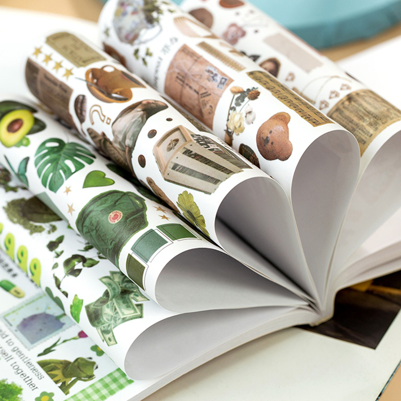 Yoofun 50 매 잡지 스티커 책 Washi 종이  - Home Decor Magazine 리뷰 및 가격