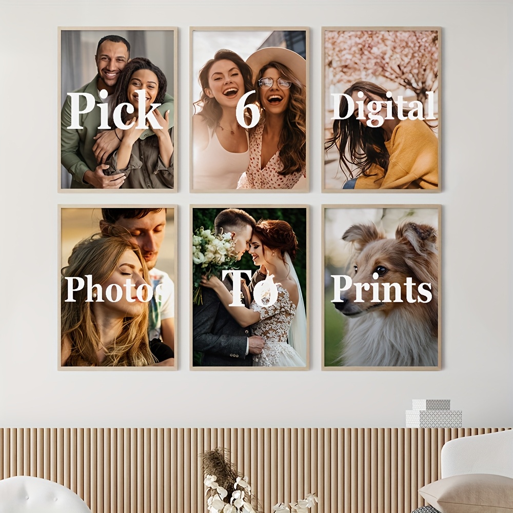 6개/세트 맞춤형 캔버스 프린트 사진 벽 장식, 가족  - Home Decor Theme 리뷰 및 가격